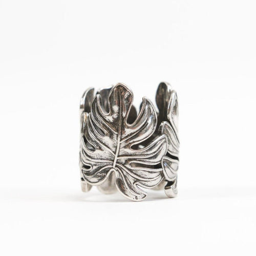 Monstera Bandana Ring - Heading Prints