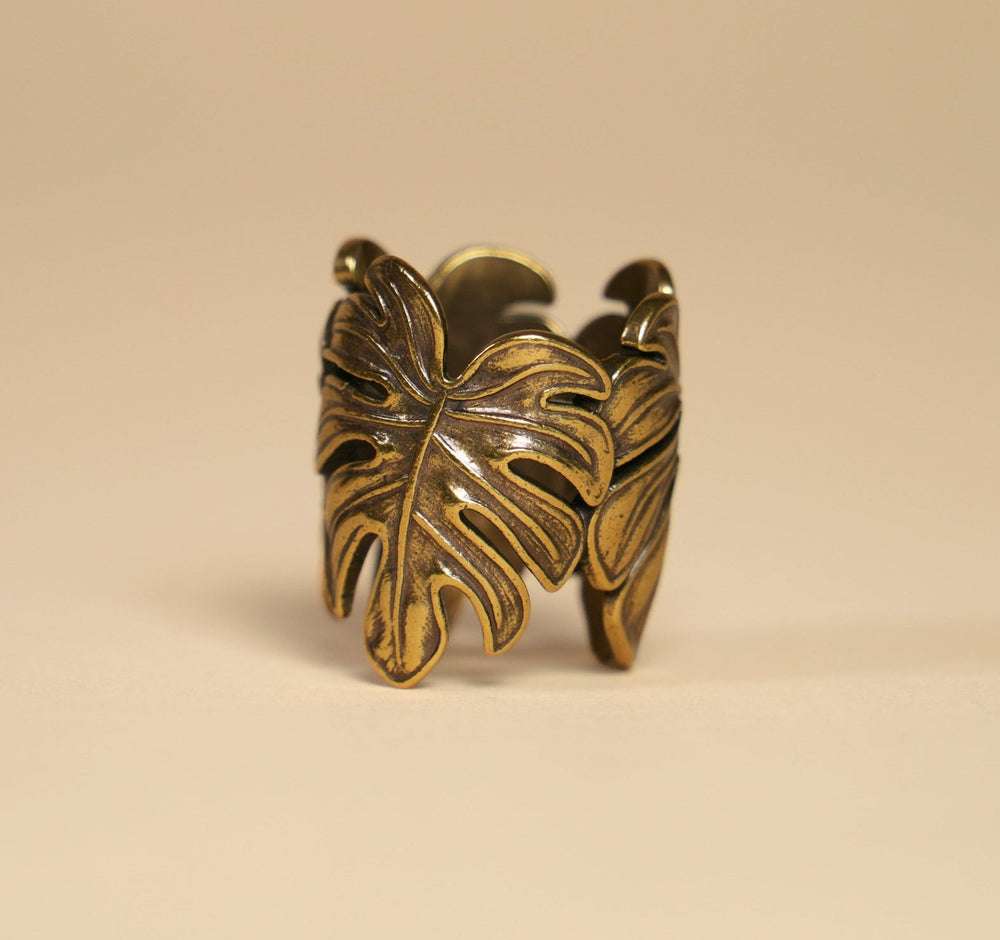 Monstera Bandana Ring - Heading Prints