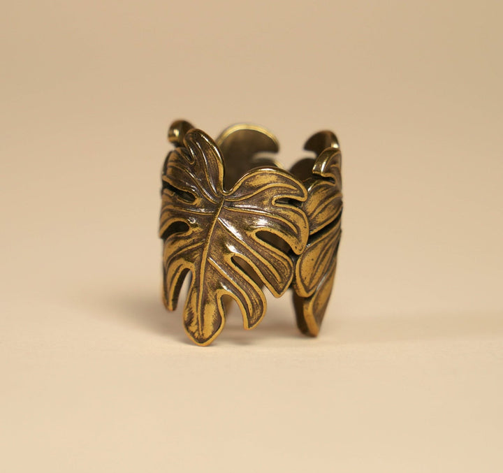 Monstera Bandana Ring - Heading Prints