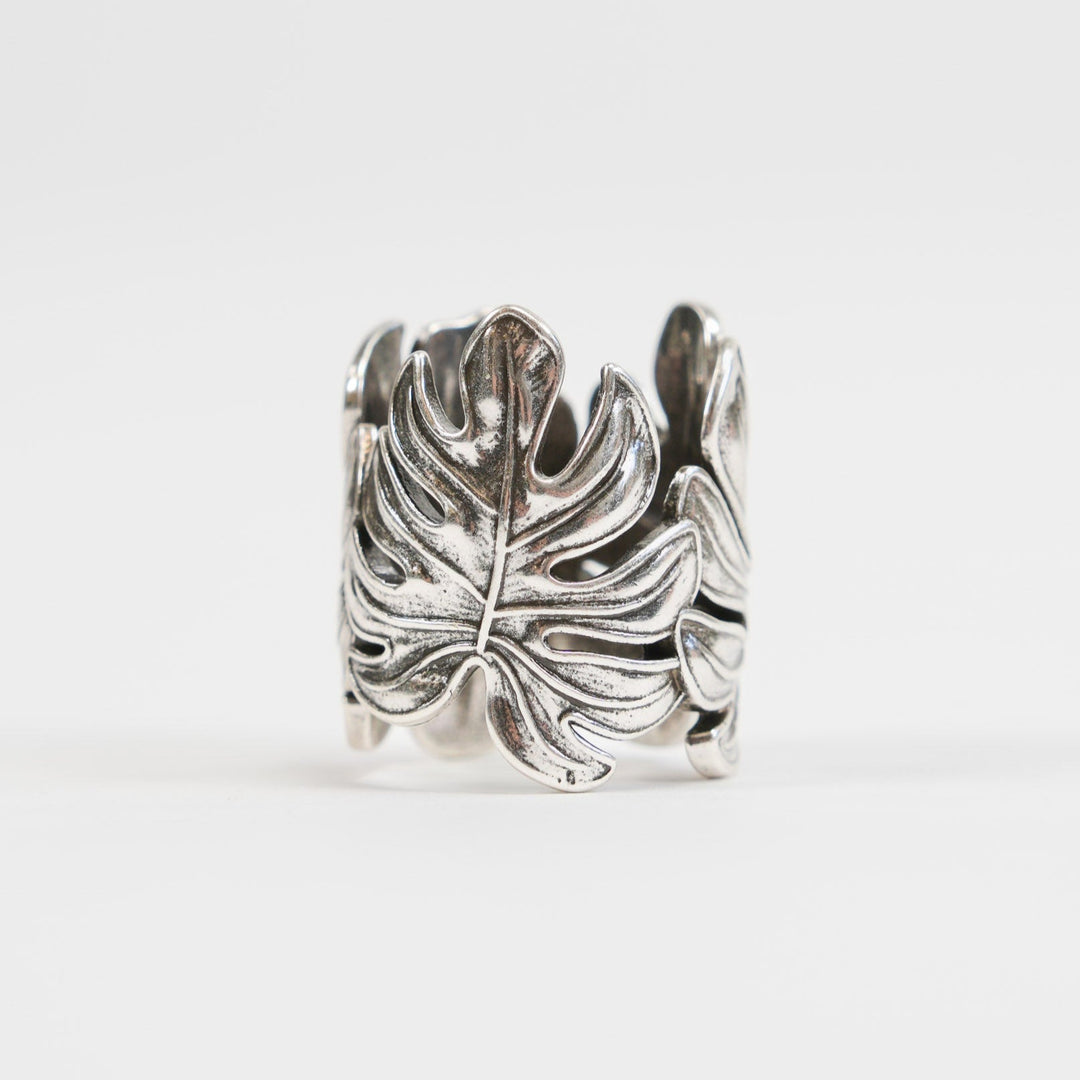 Monstera Bandana Ring - Heading Prints