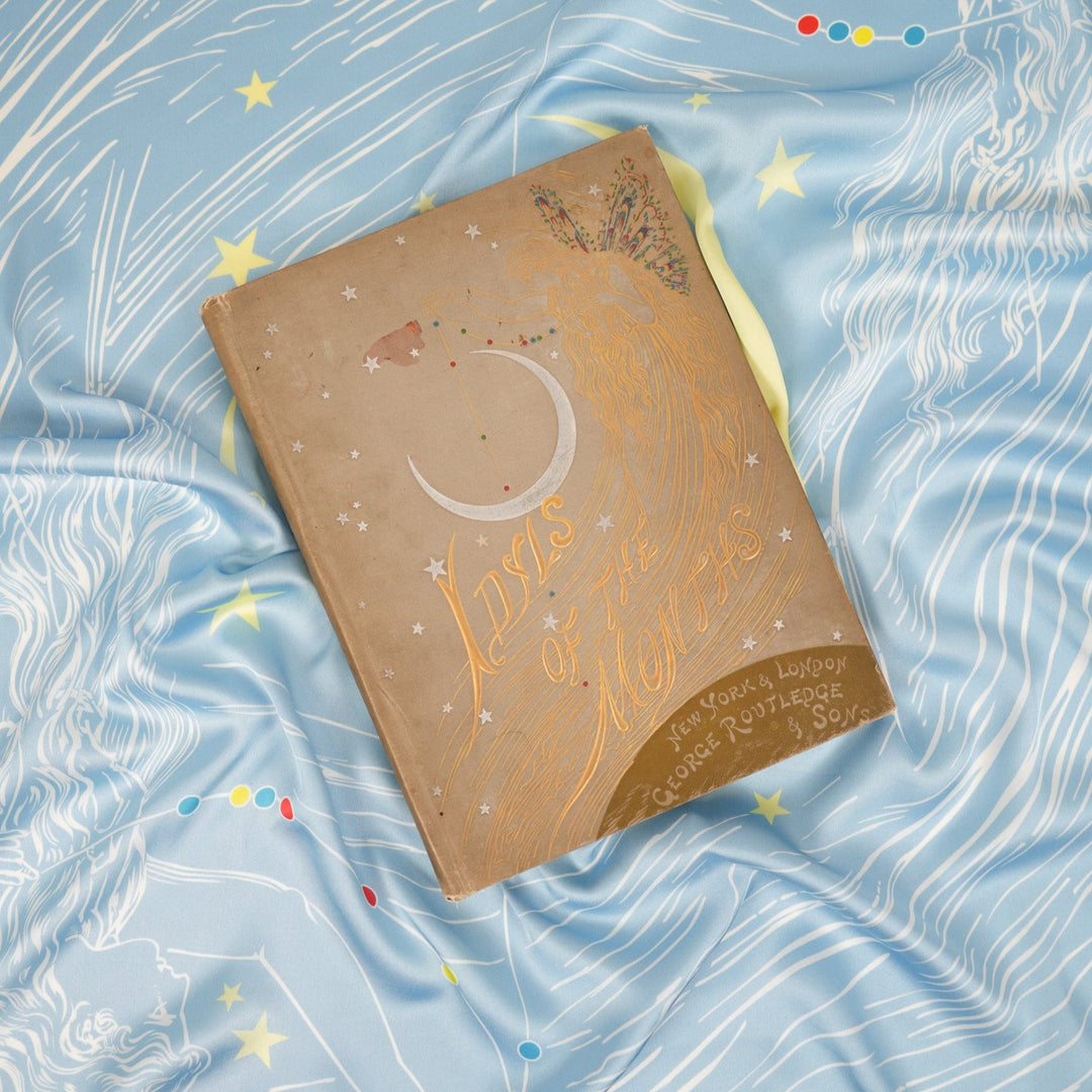Moon Fairy Silky Scarf - Heading Prints