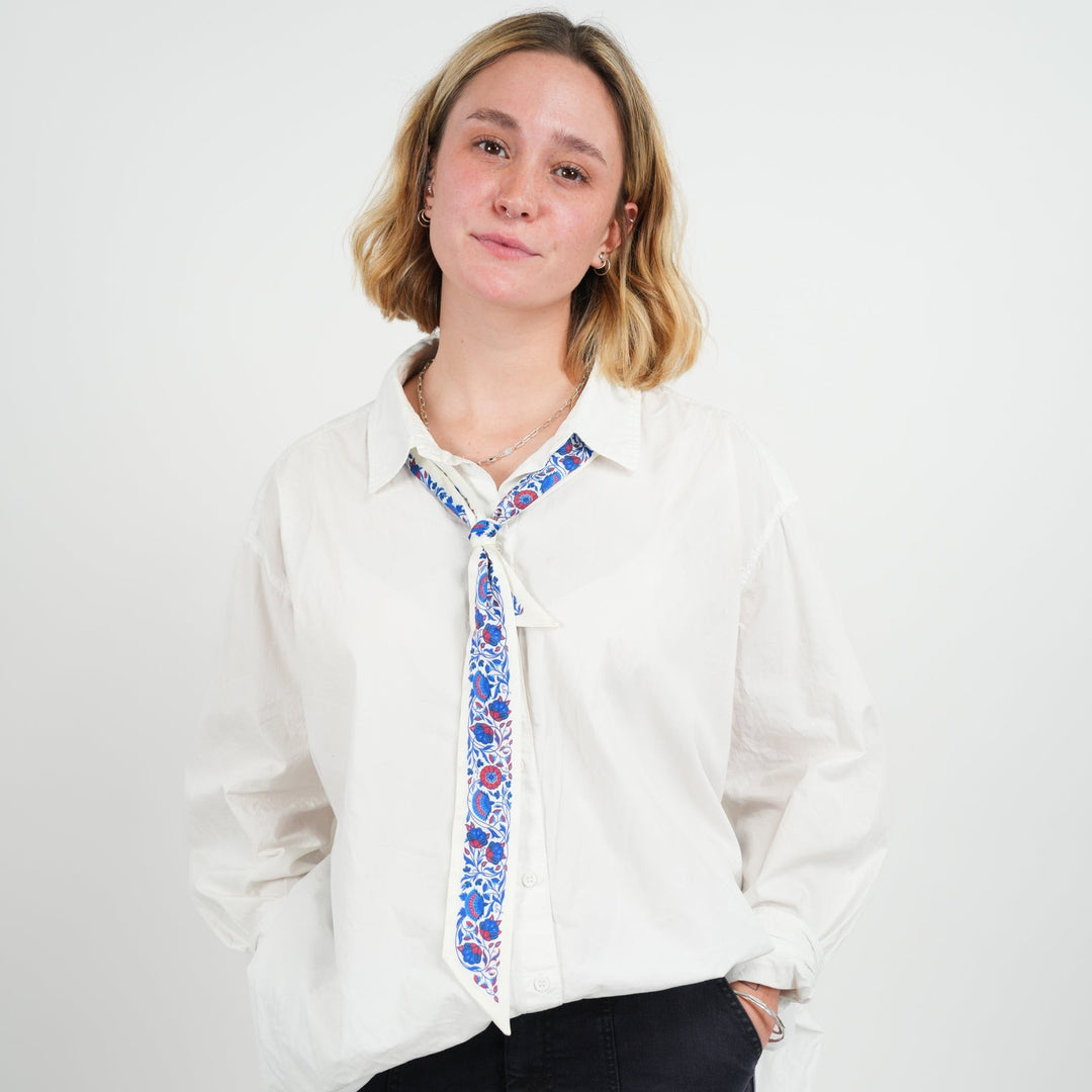 Motif Skinny Scarf - Heading Prints