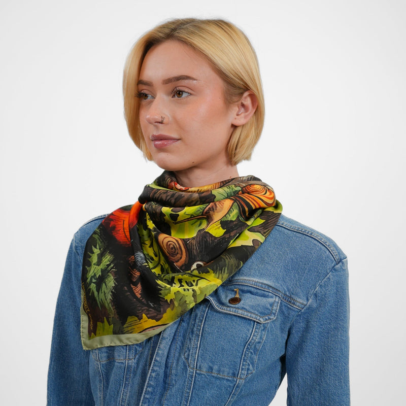 Munch Silky Scarf - Heading Prints