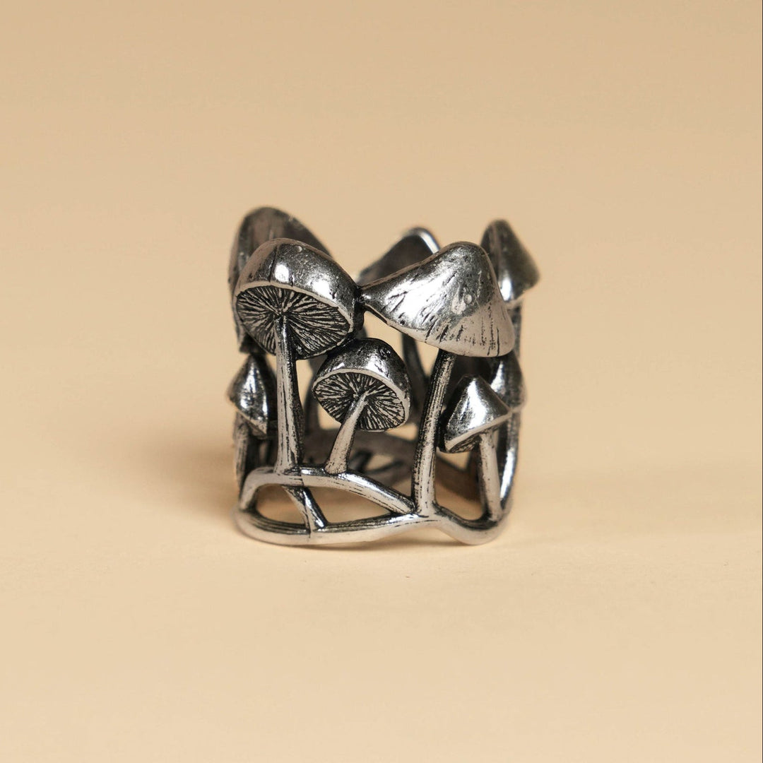 Mushroom Bandana Ring - Heading Prints