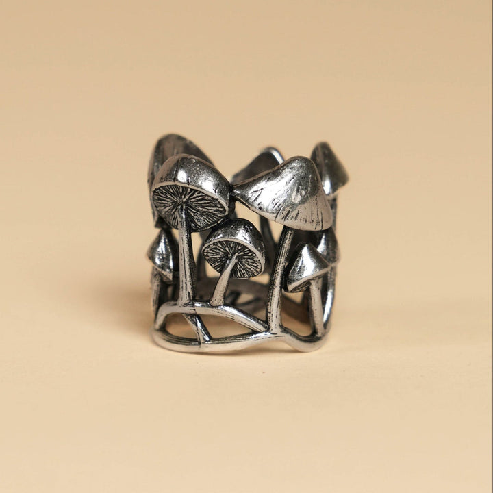 Mushroom Bandana Ring - Heading Prints