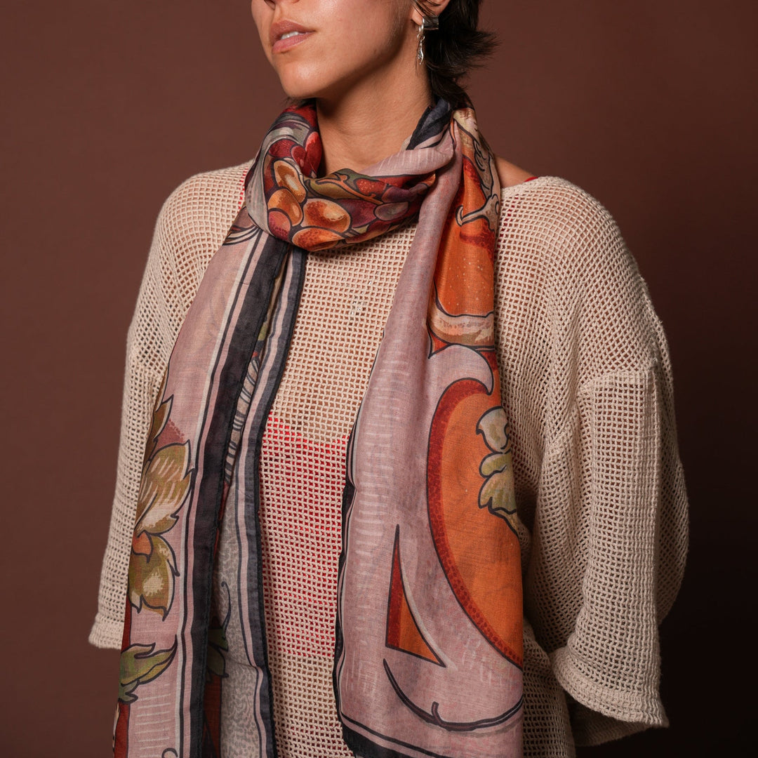 Nectar All-Season Scarf - Heading Prints