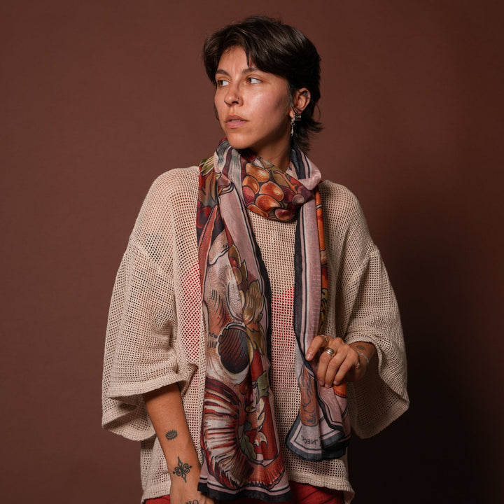 Nectar All-Season Scarf - Heading Prints