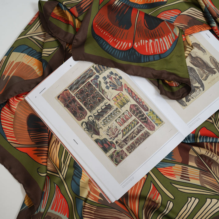Plumage Silky Scarf