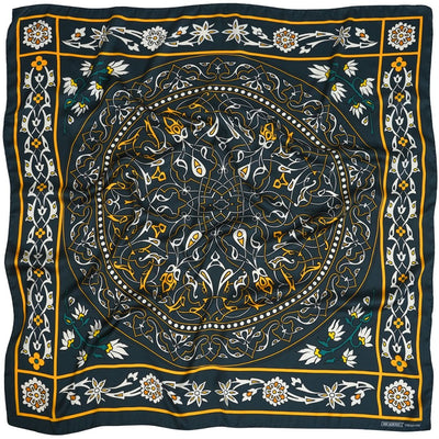 Obsidian Silky Scarf - Heading Prints