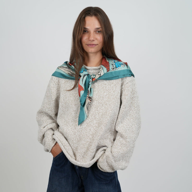 Ocean Silky Scarf - Heading Prints