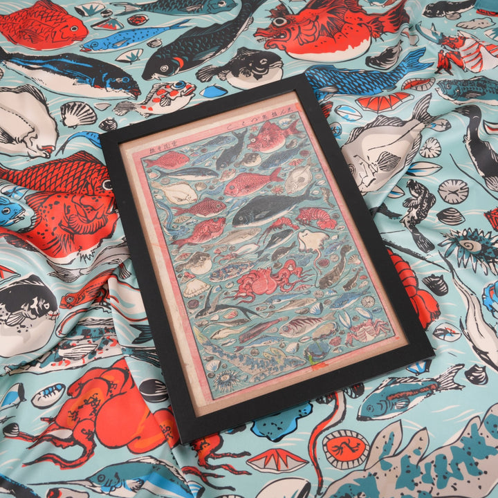 Ocean Silky Scarf - Heading Prints