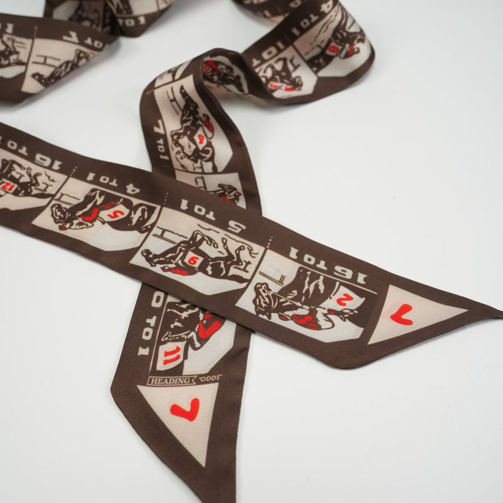 Odds Skinny Scarf - Heading Prints
