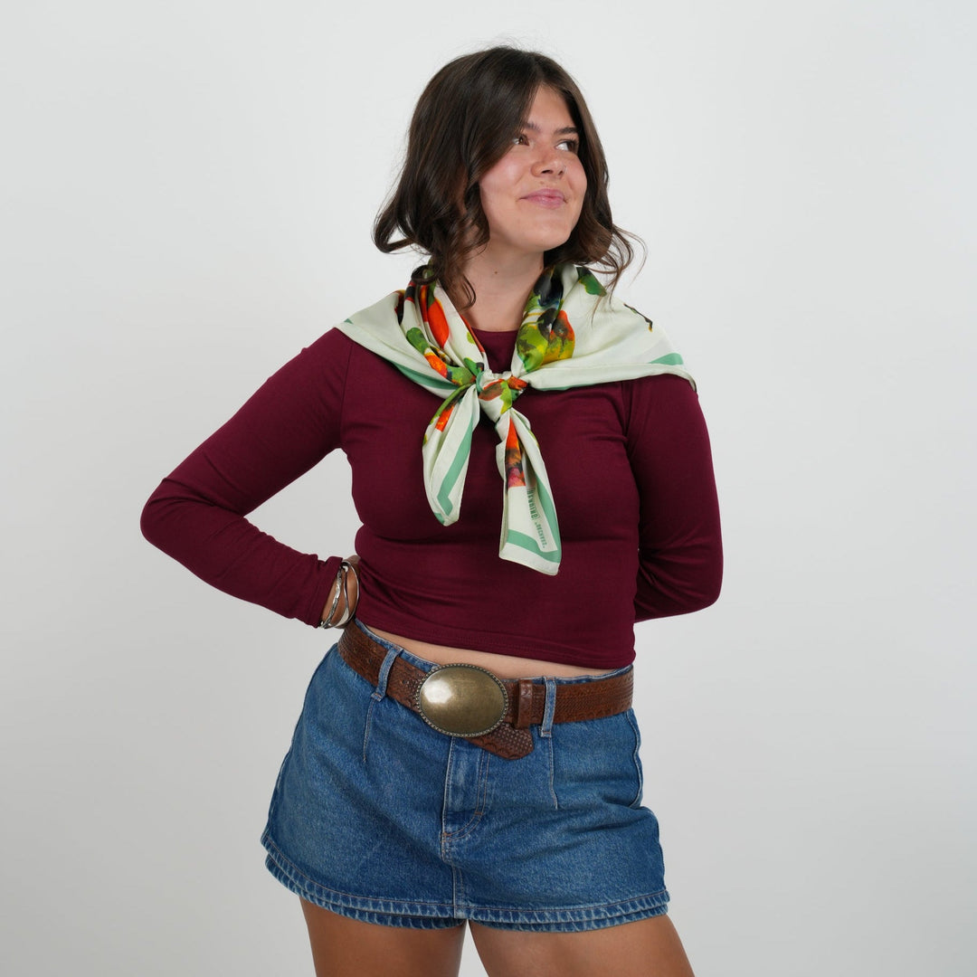 Orchard Silky Scarf - Heading Prints