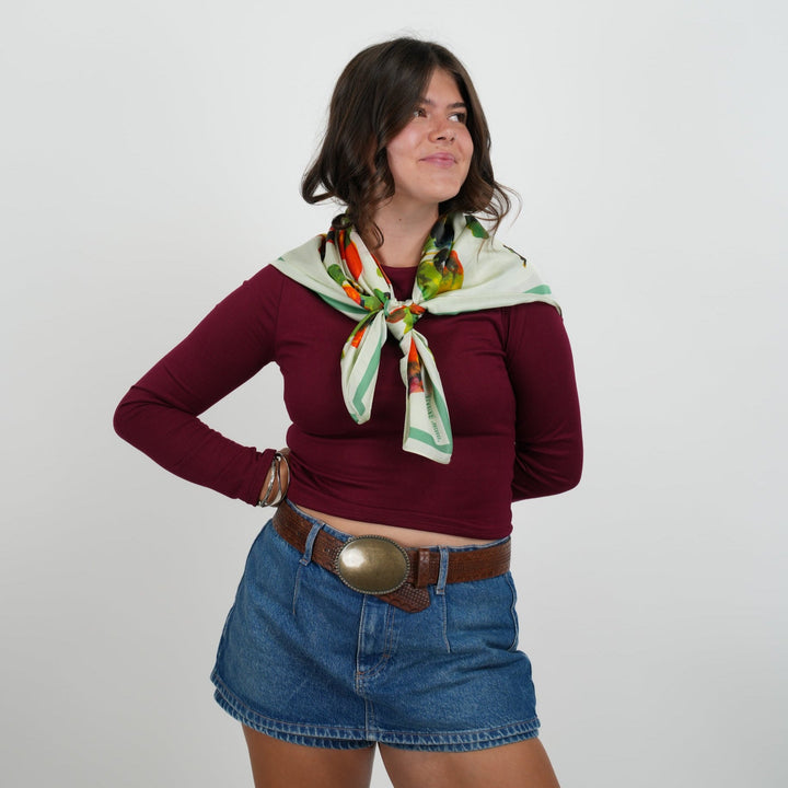 Orchard Silky Scarf - Heading Prints