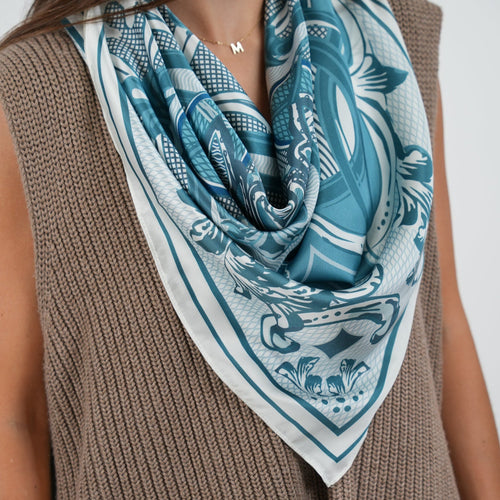 Peinture Silky Scarf - Heading Prints