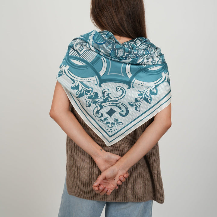 Peinture Silky Scarf - Heading Prints