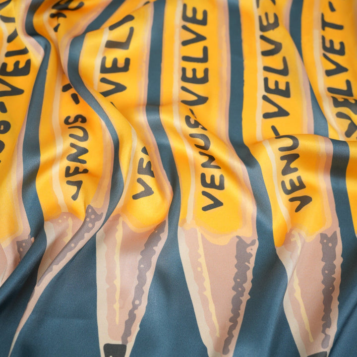 Pencils Silky Scarf - Heading Prints