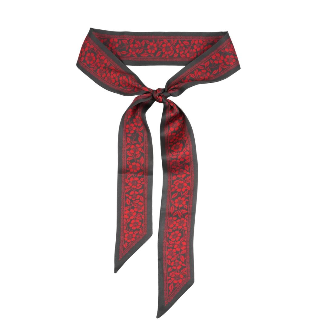 Petal Skinny Scarf - Heading Prints