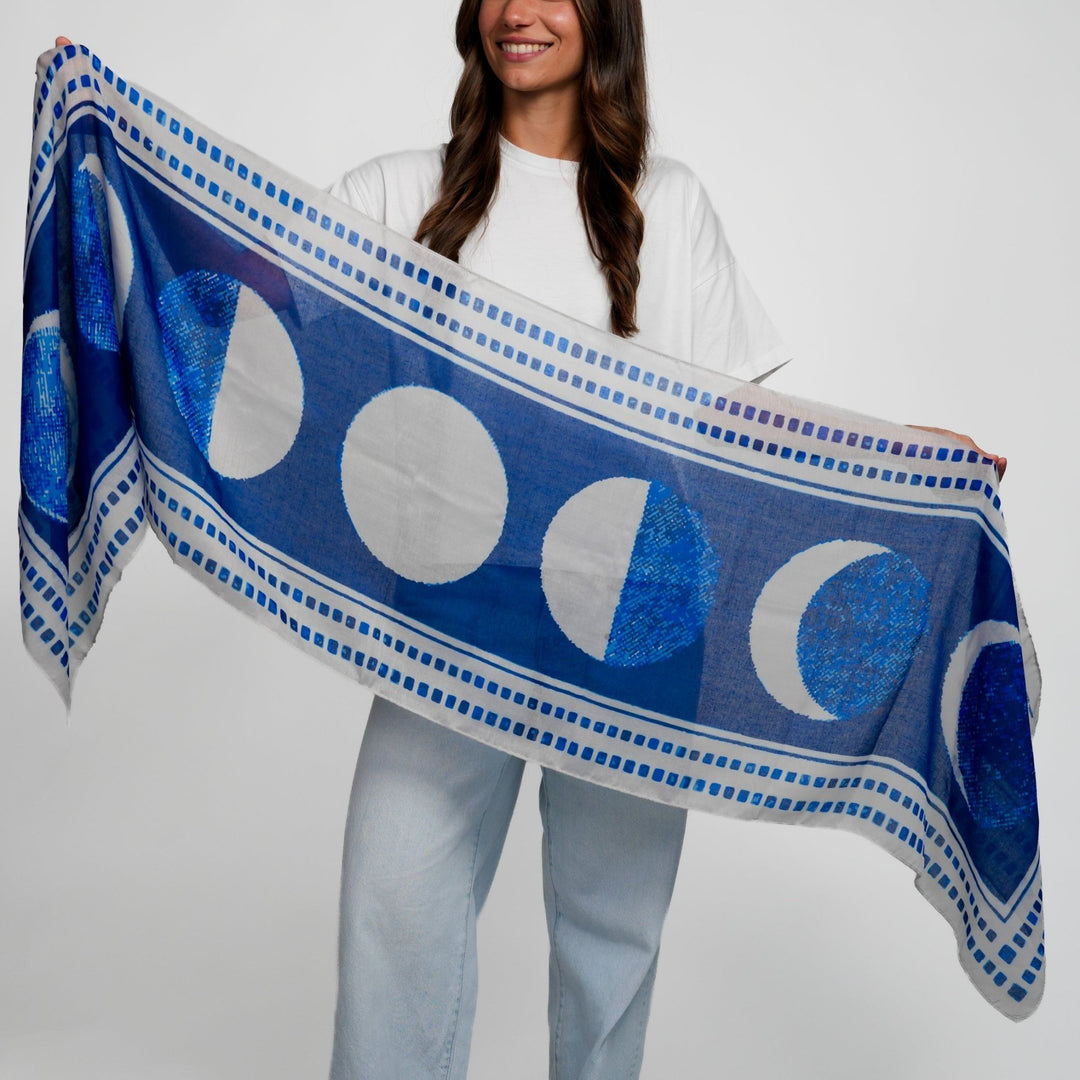 Phases All-Season Scarf - Heading Prints
