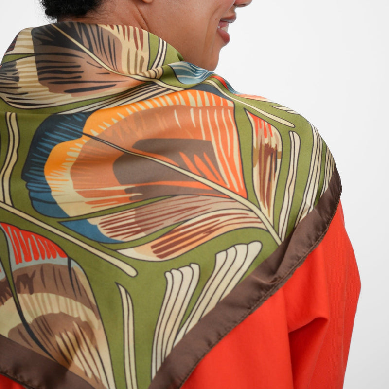 Plumage Silky Scarf - Heading Prints