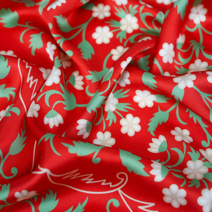 Poetry Silky Scarf - Heading Prints