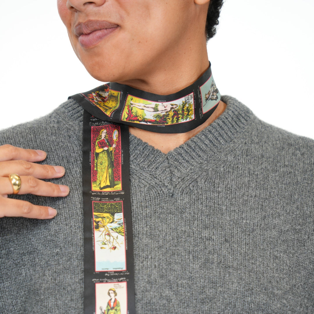 Premonition Skinny Scarf - Heading Prints