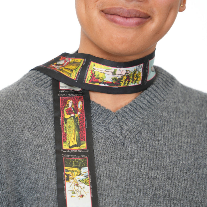 Premonition Skinny Scarf - Heading Prints