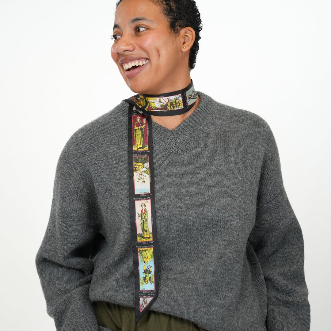 Premonition Skinny Scarf - Heading Prints