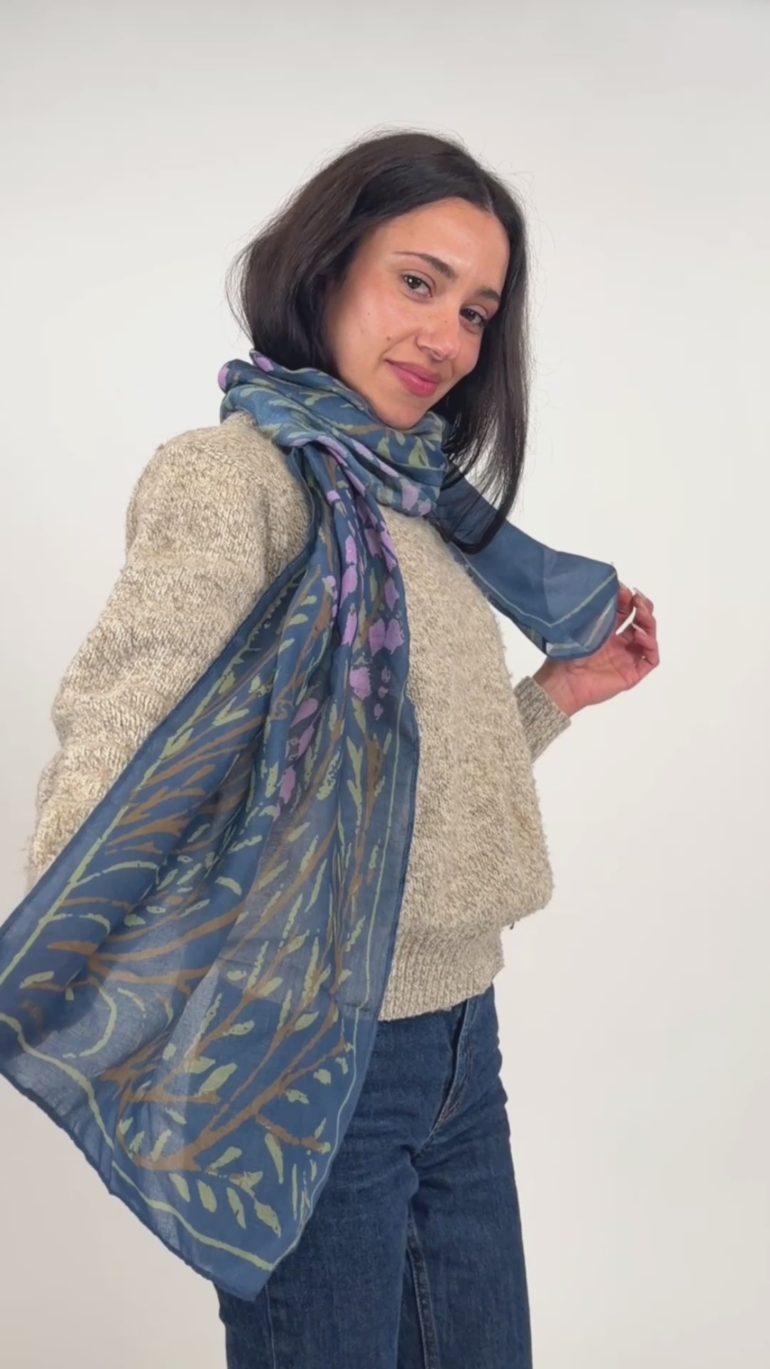 Larkspur Scarf
