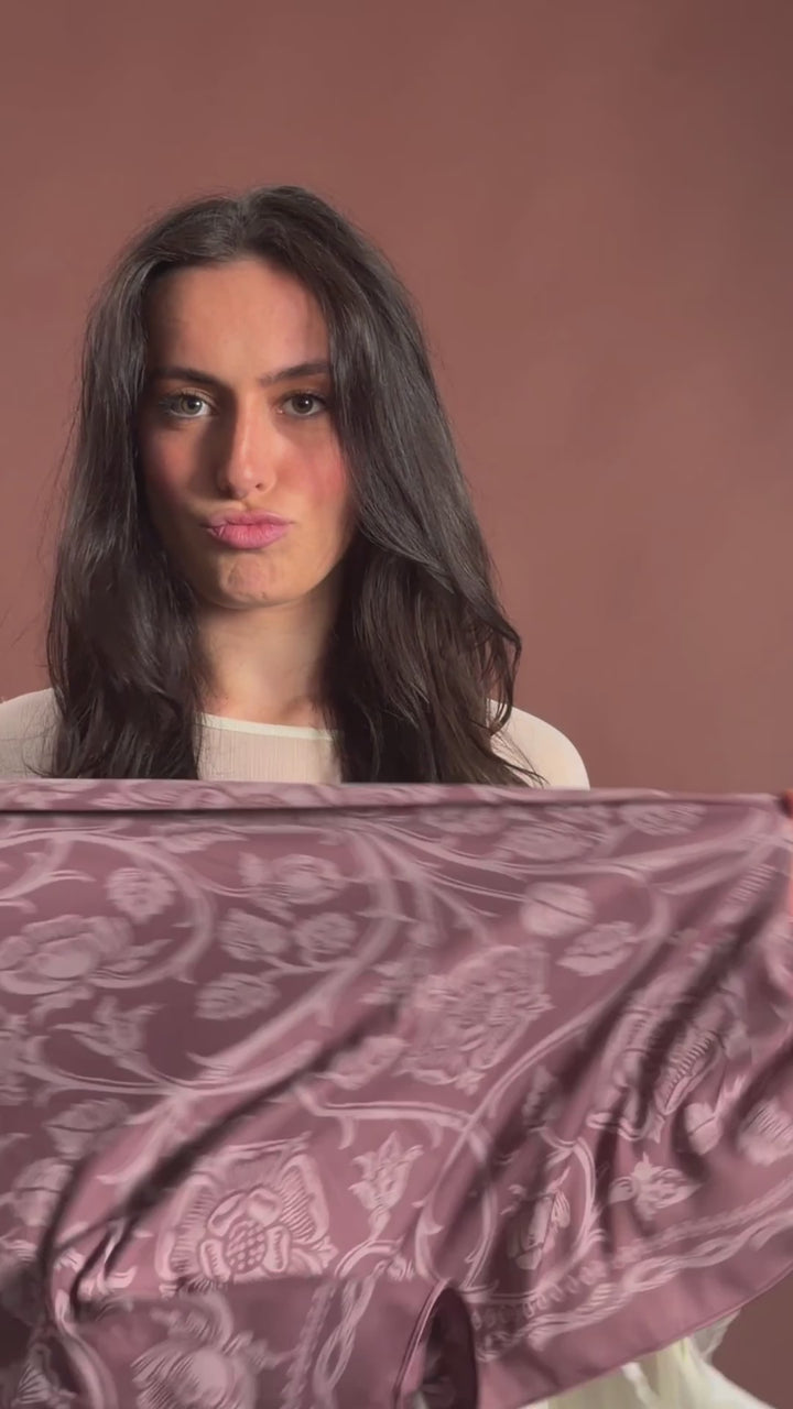 Mauve Silky Scarf