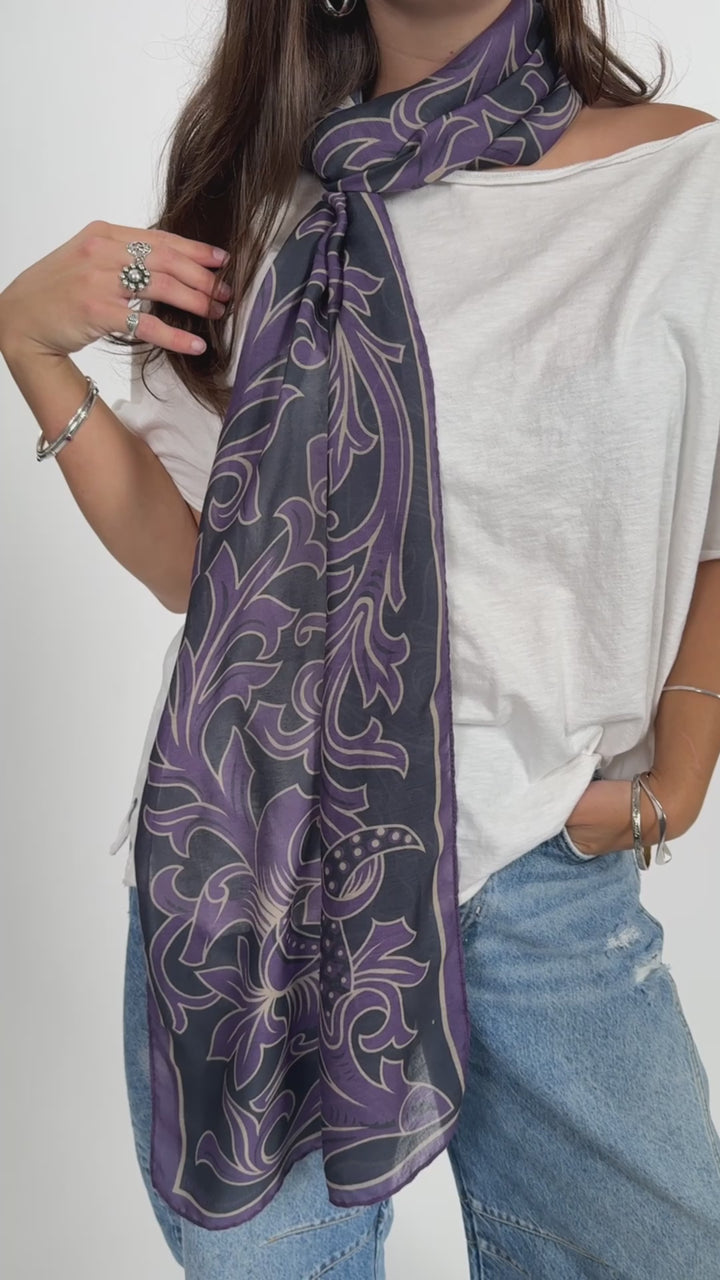 Periwinkle All-Season Scarf