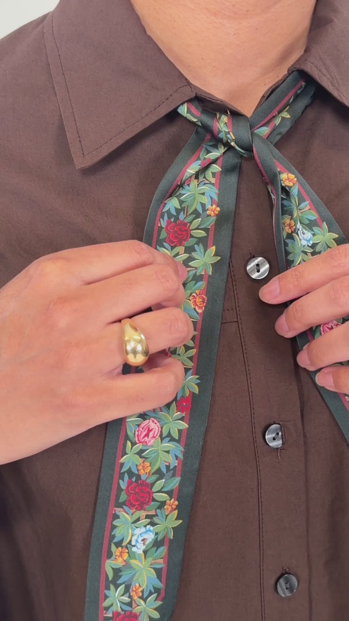 Trellis Skinny Scarf