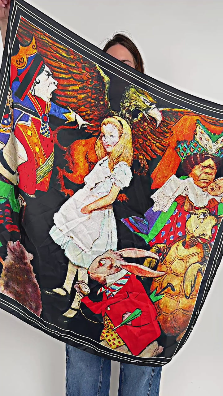 Wonderland Silky Scarf