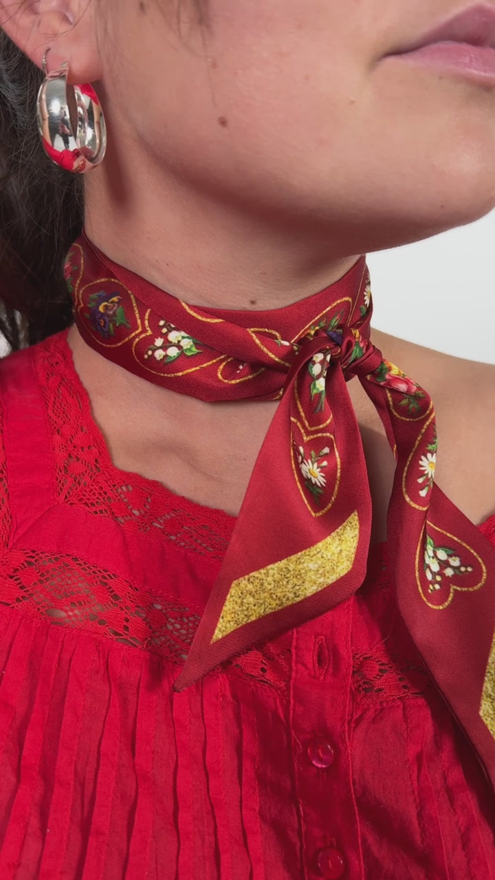 Valentines Skinny Scarf