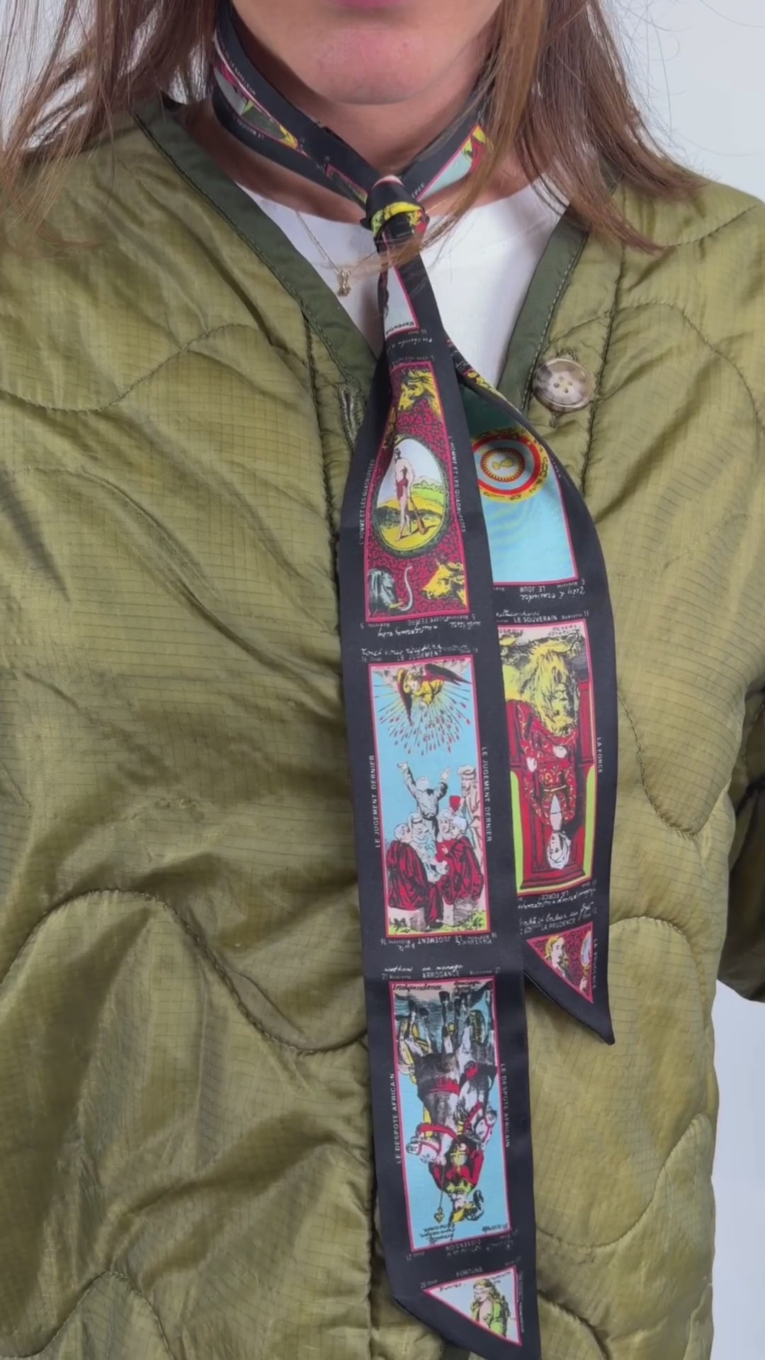 Premonition Skinny Scarf