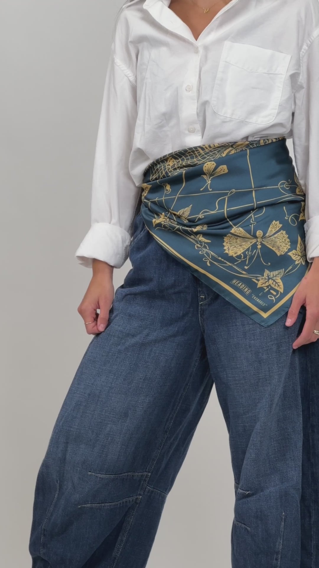 Ensnared Silky Scarf