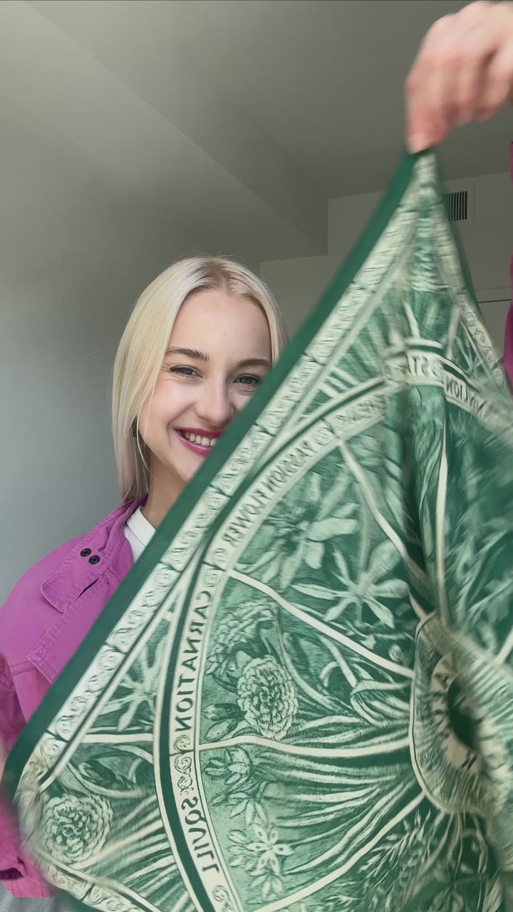 Floral Clock Bandana