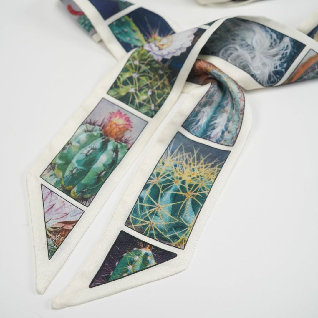 Prickly Skinny Scarf - Heading Prints