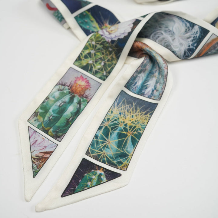 Prickly Skinny Scarf - Heading Prints