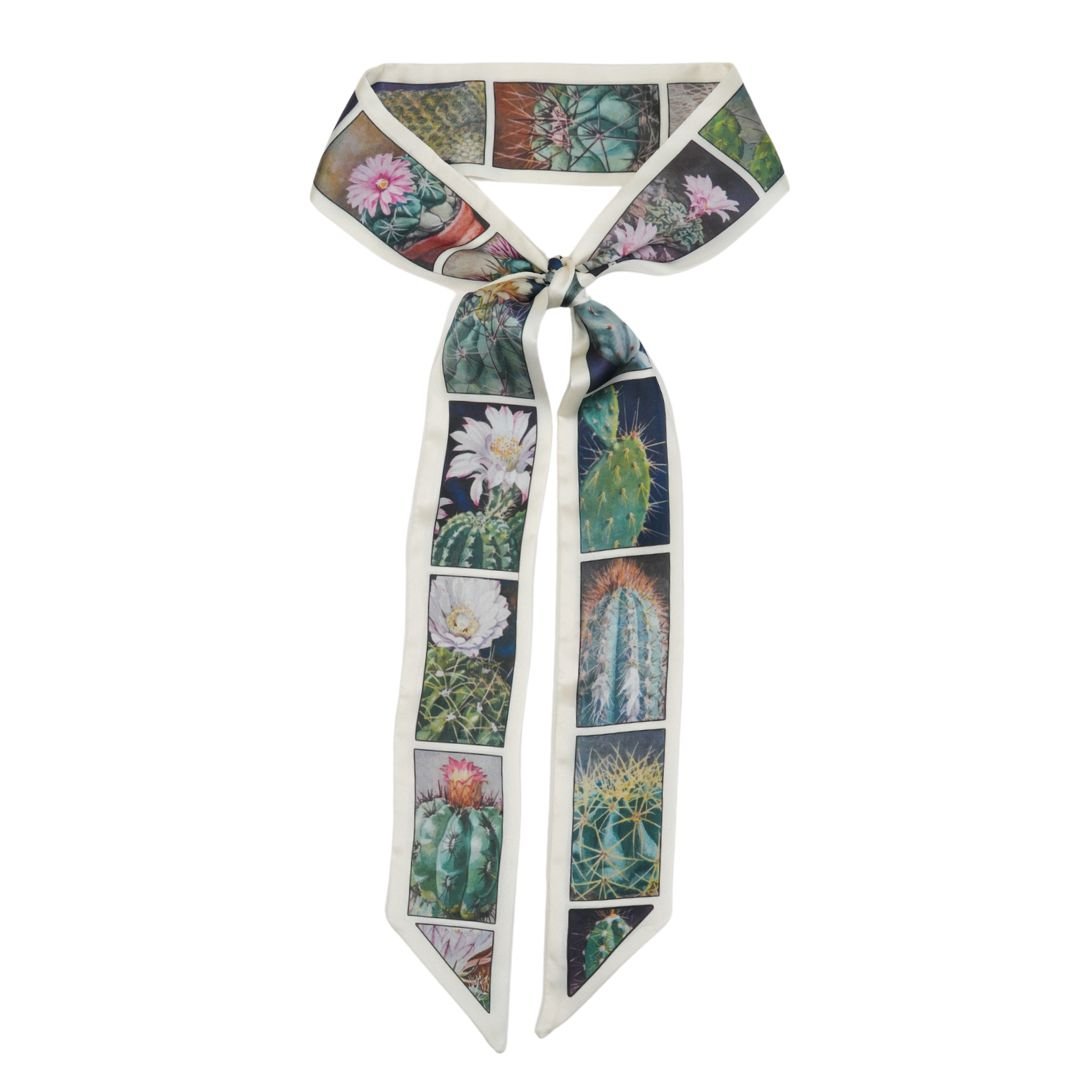 Prickly Skinny Scarf - Heading Prints