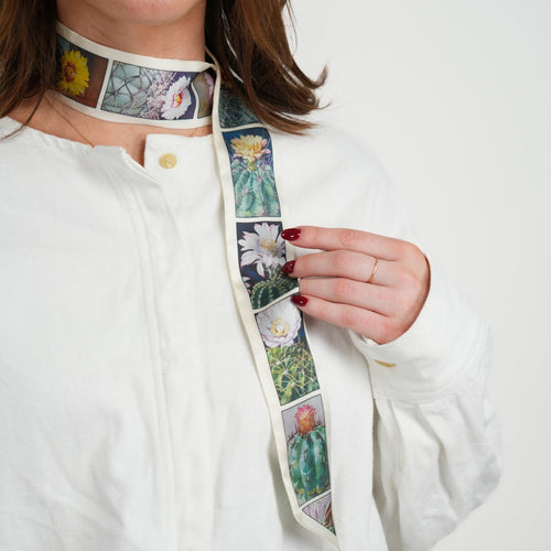 Prickly Skinny Scarf - Heading Prints