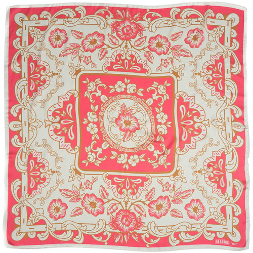 Rosé Silky Scarf - Heading Prints