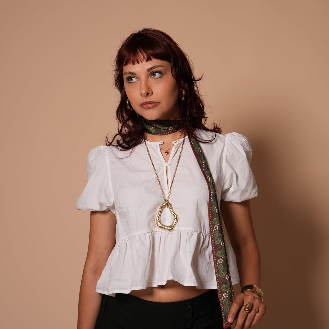Scarlet Skinny Scarf - Heading Prints