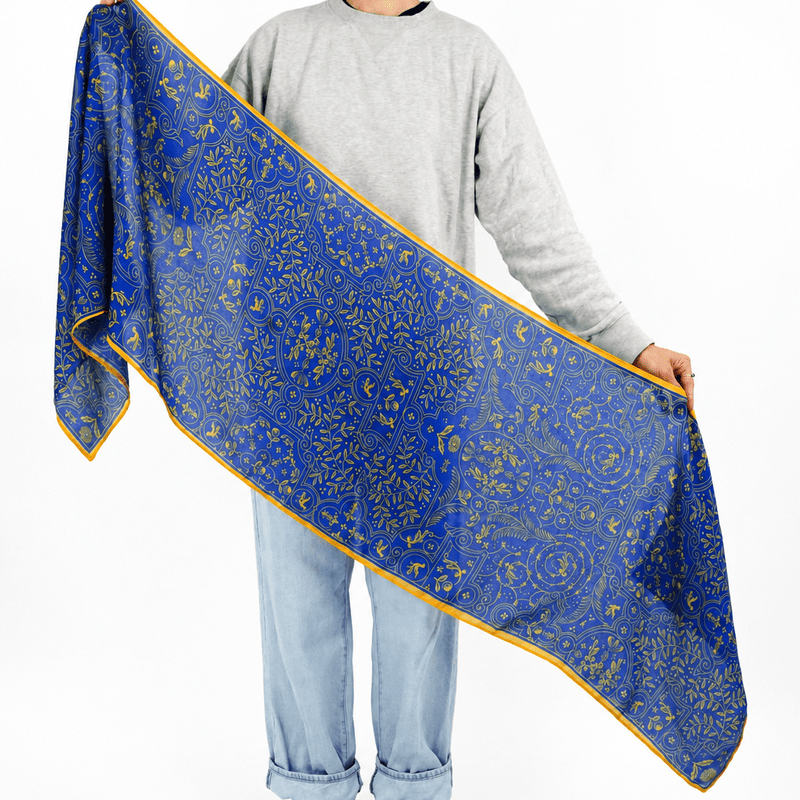 Scrawling All-Season Scarf - Heading Prints