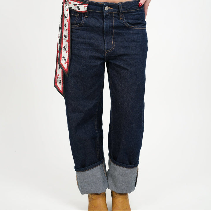 Shadow Puppets Skinny Scarf - Heading Prints