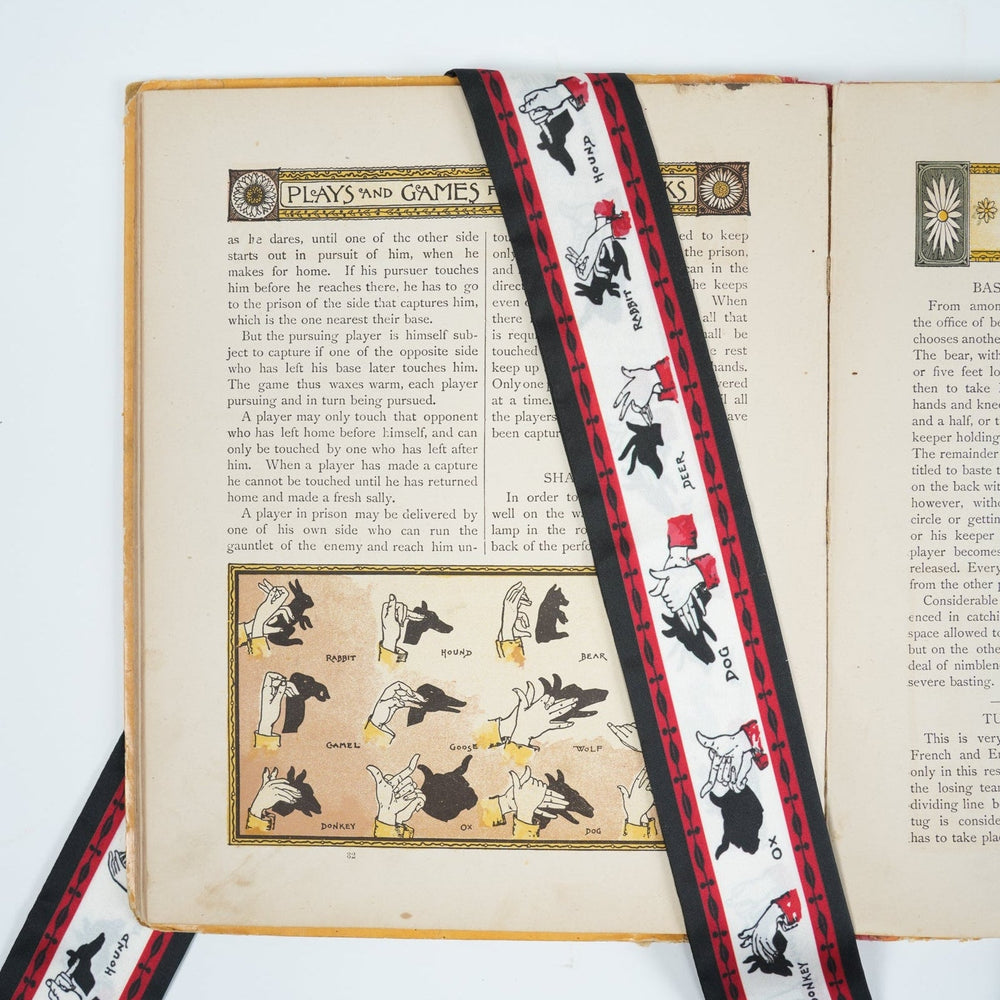 Shadow Puppets Skinny Scarf - Heading Prints