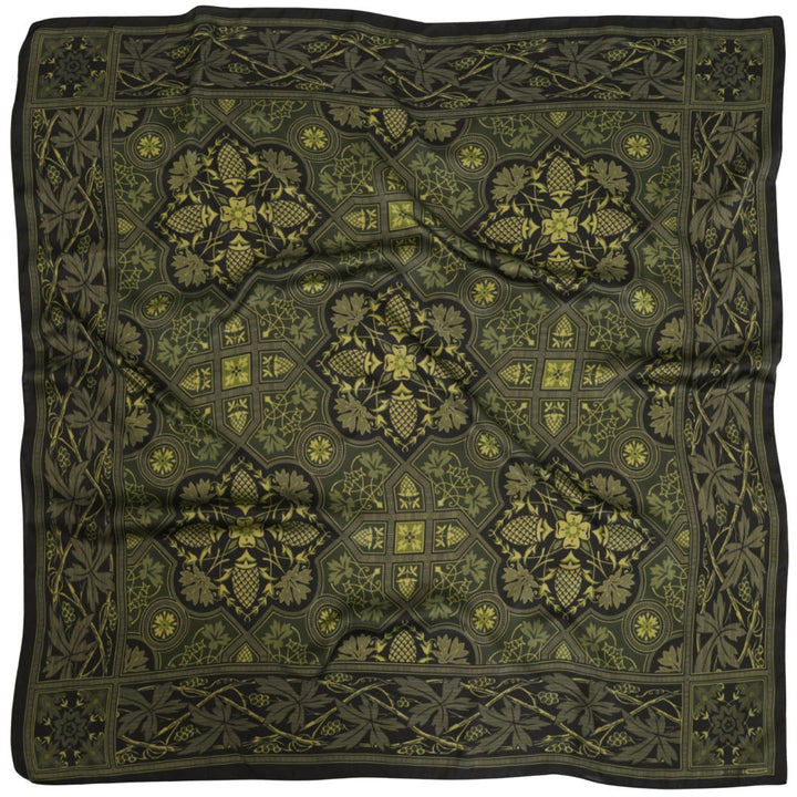 Shrubbery Silky Scarf - Heading Prints