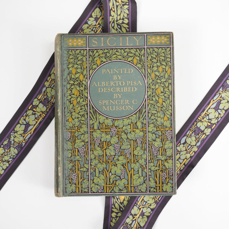 Sicily Skinny Scarf - Heading Prints