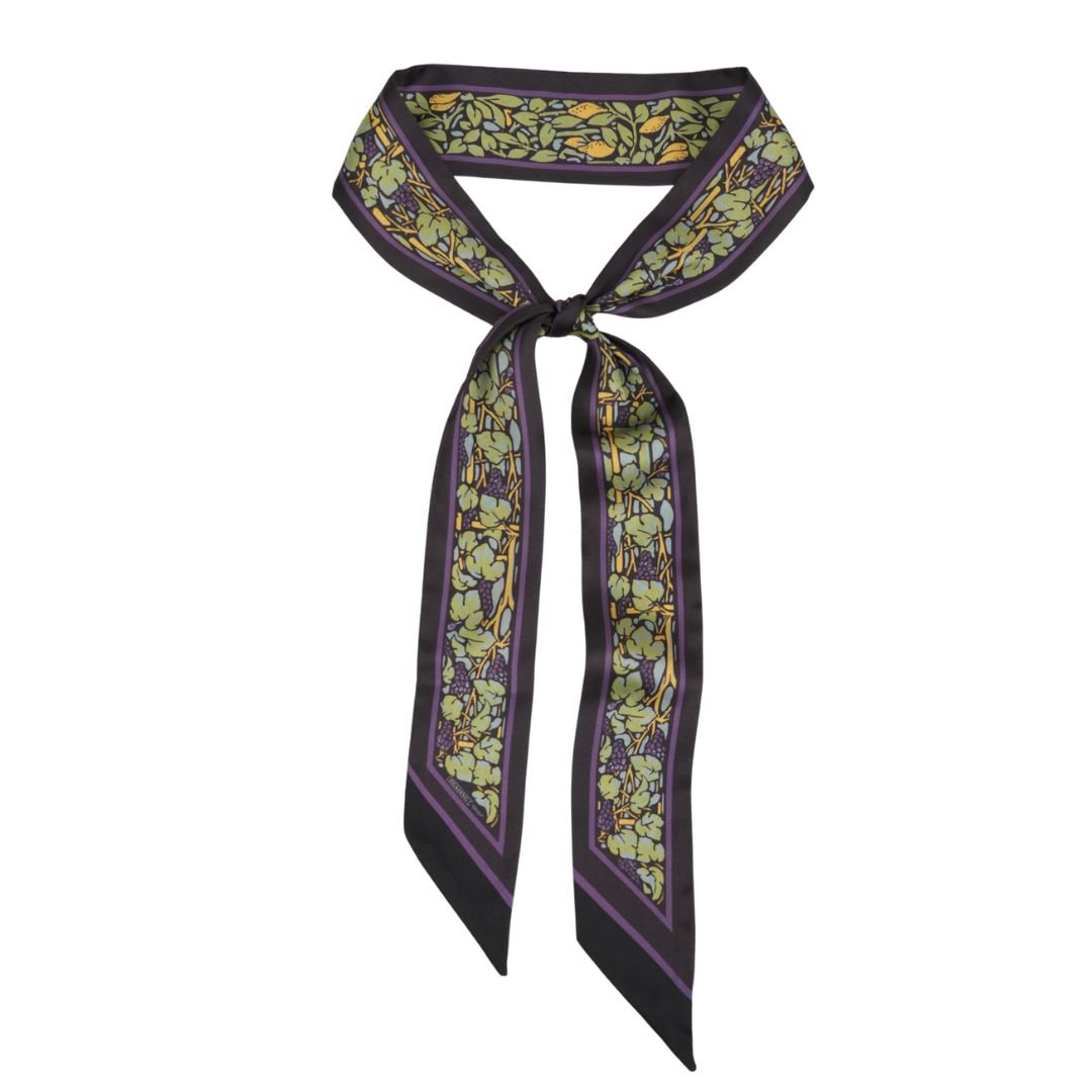 Sicily Skinny Scarf - Heading Prints