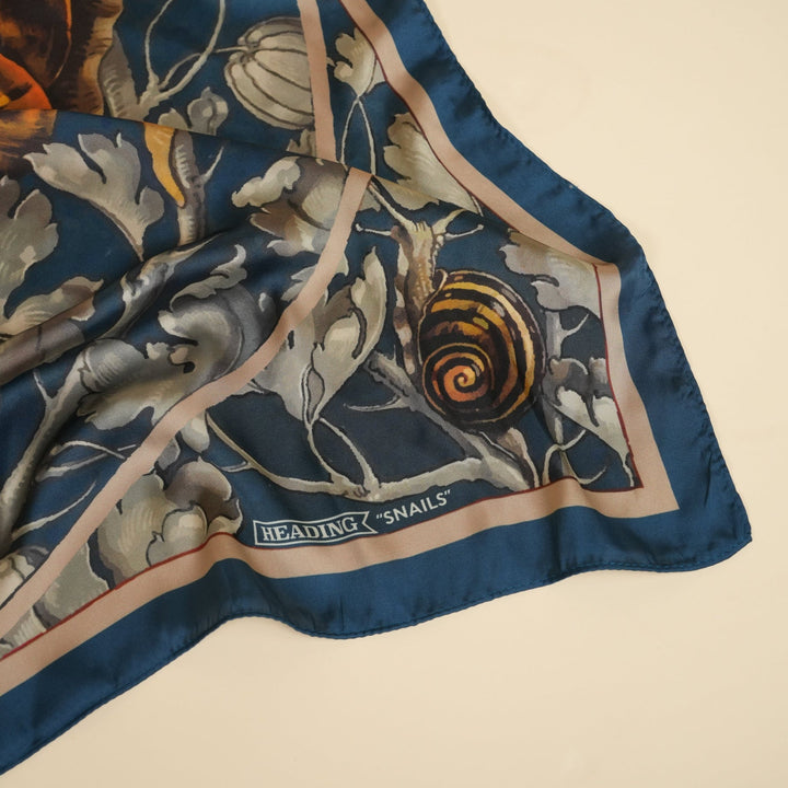 Snails Silky Scarf - Heading Prints
